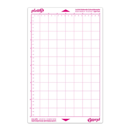 Plottix Schneidematte 20,32 x 30,48cm – leicht klebend